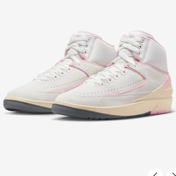 Jordan 2 Retro Soft Pink - W9.5 - Picture 1 of 8